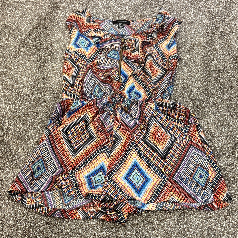 Atmosphere Multicolor Geometric Jumpsuit